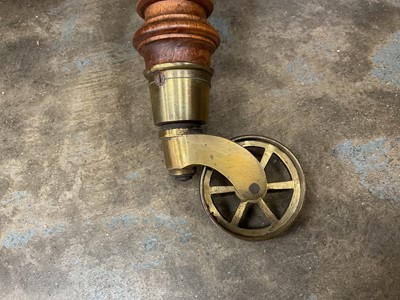 Lot 1244 - Antique teak and caned plantation chair