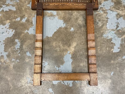 Lot 1244 - Antique teak and caned plantation chair