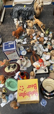 Lot 163 - Good collection of collectible ceramics, including Beswick, Royal Crown Derby, Doulton etc