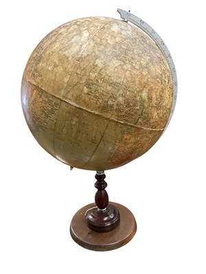 Lot 172 - Vintage desk globe, total height 56cm