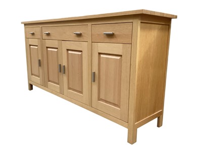 Lot 1301 - Contemporary G-Plan light oak sideboard, 176cm wide, 42cm deep, 86cm high