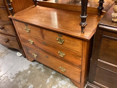 Lot 1464 - Edwardian walnut chest of drawers