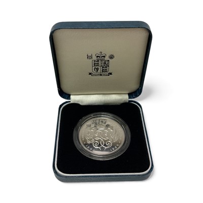 Lot 402 - World - Mixed silver coinage to include G.B. Royal Mint Queen Mother 90th Birthday proof Crown 1990, £2 Britannia's 2015 x 2 & Tristian Da Cunha proof £1 coins 2017 x 8 (N.B. Each weighs 10g...