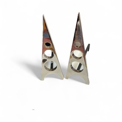 Lot 1569 - Jonathan Adler pair of firedogs