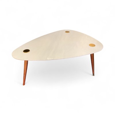 Lot 1568 - Jonathan Adler coffee table with three legs