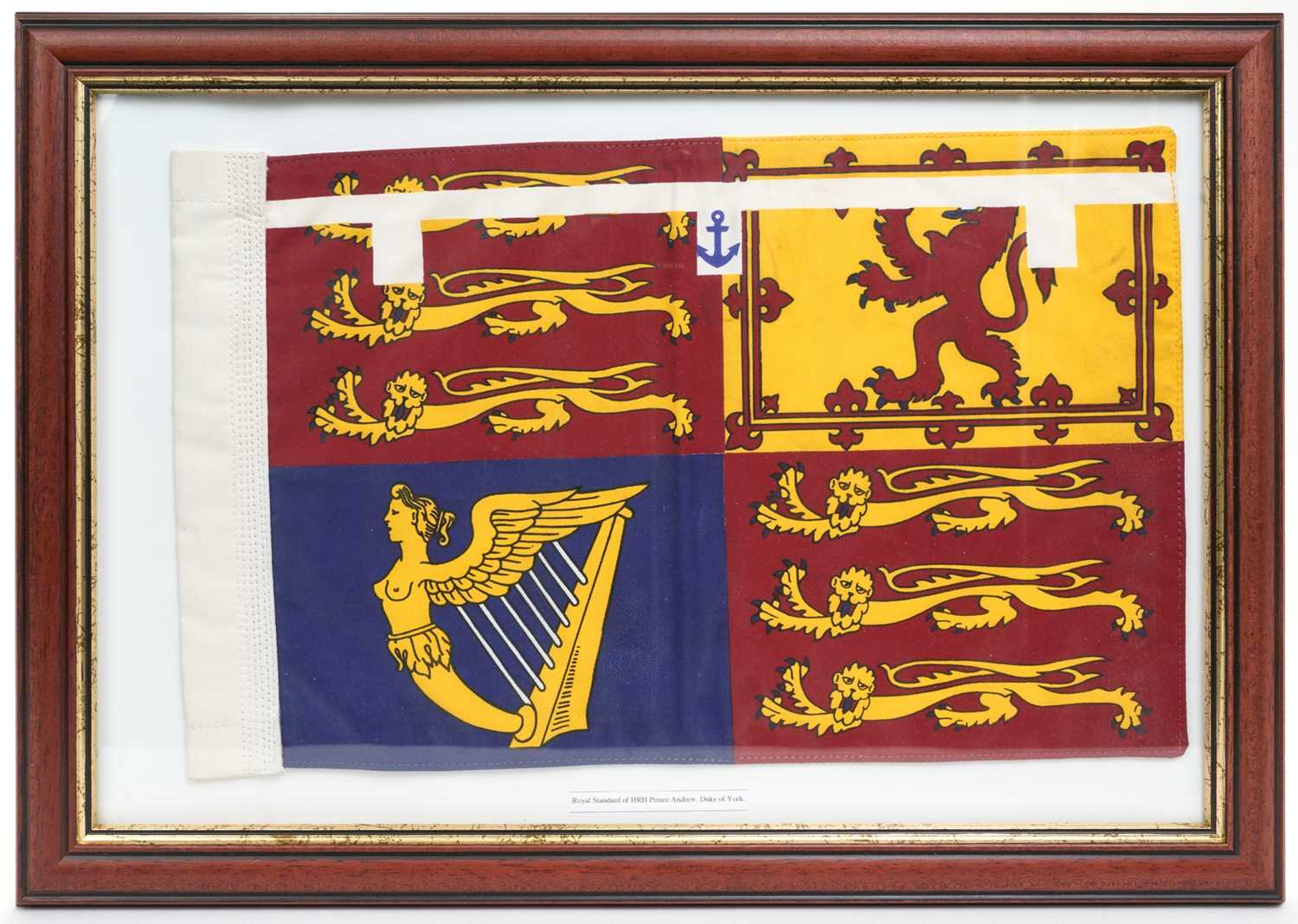 Lot 27 - Scarce Royal car Standard of Prince Andrew, the former Duke of York
