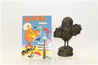 Lot 3537 - Bronzed statuette of Busby the 1970s Post...