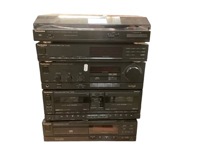 Lot 2744 - Technics sound system and pair of Sony speakers
