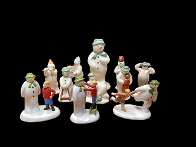 Lot 2247 - Collection of Royal Doulton Snowman figures