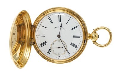 Lot 790 - Victorian gentlemen's 18ct gold pocket watch, the unusual swivel mechanism allowing use as a full hunter or as an open face pocket watch. Case with maker's mark for Augustin Aloisia