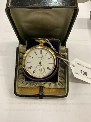 Lot 790 - Victorian gentlemen's 18ct gold pocket watch, the unusual swivel mechanism allowing use as a full hunter or as an open face pocket watch. Case with maker's mark for Augustin Aloisia