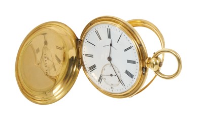 Lot 790 - Victorian gentlemen's 18ct gold pocket watch, the unusual swivel mechanism allowing use as a full hunter or as an open face pocket watch. Case with maker's mark for Augustin Aloisia