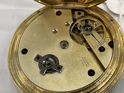 Lot 790 - Victorian gentlemen's 18ct gold pocket watch, the unusual swivel mechanism allowing use as a full hunter or as an open face pocket watch. Case with maker's mark for Augustin Aloisia