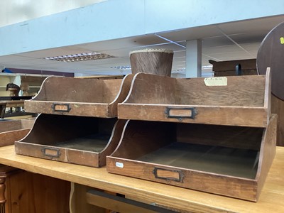 Lot 1352 - 15 20th century haberdashery drawers/slides