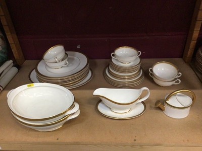 Lot 706 - Royal Doulton tableware to include soup cups, plates, gravy boat, etc