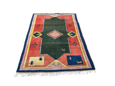 Lot 1491 - Turkish Gabbeah rug