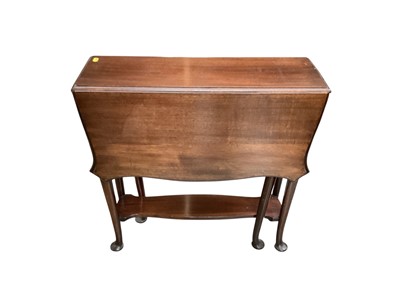 Lot 1379 - Early 20th century mahogany Sutherland table, 68cm wide