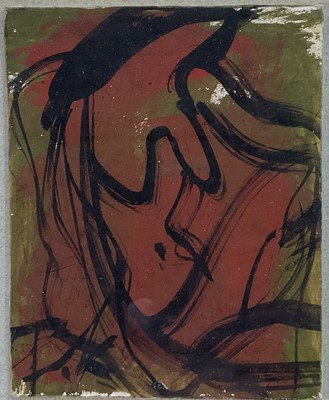 Lot 72 - Neil Park (Contemporary) three works on paper framed as one, each 12cm x 10cm, glazed frame