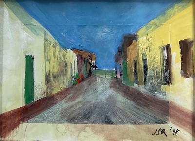 Lot 82 - John S Riley (contemporary) mixed media - three works