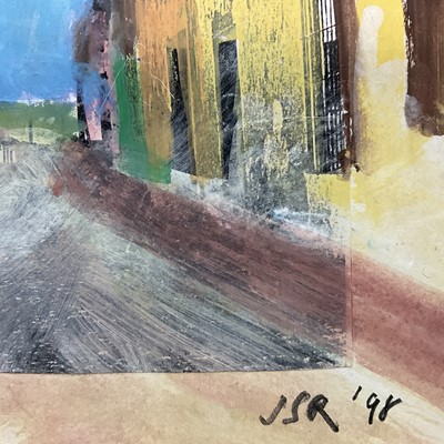 Lot 82 - John S Riley (contemporary) mixed media - three works