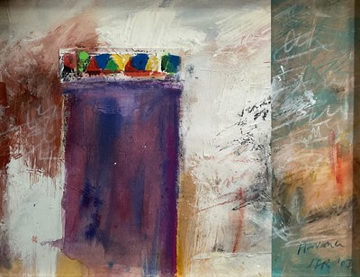 Lot 82 - John S Riley (contemporary) mixed media - three works