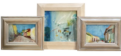 Lot 133 - John S Riley (contemporary) mixed media - three works