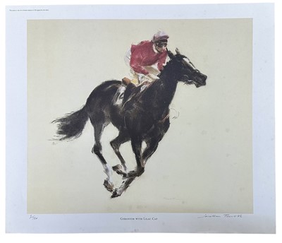Lot 357 - Jonathan Trowell (1938-2013) signed limited edition print - Geranium with Lilac Cap, 5/350, unframed, 52cm x 61cm