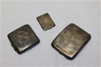 Lot 3557 - Silverer cigarette cases (x 2) and a Silverer...