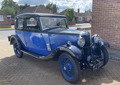 Lot 207 - 1933 Riley 9 Monaco saloon, reg. no. TJ 1365