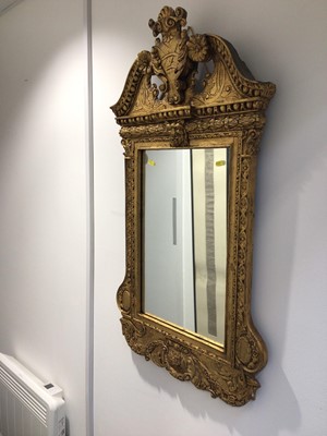 Lot 5135 - George II style giltwood mirror