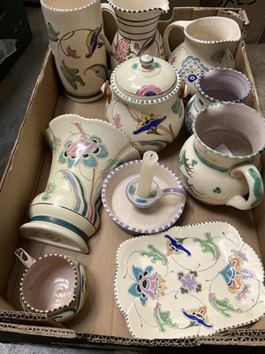 Lot 278 - Group of Art Deco Honiton pottery
