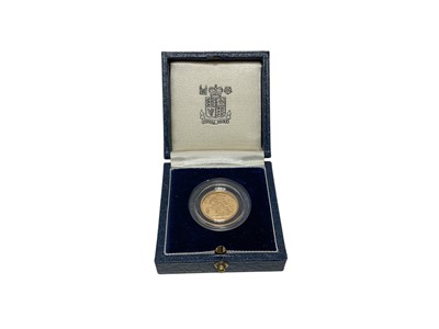 Lot 436 - G.B. - Gold proof Half Sovereign Elizabeth II 1987 (N.B. Cased with Certificate of Authenticity) (1 coin)