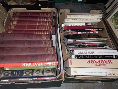 Lot 227 - Two boxes of military reference books