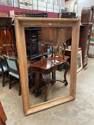 Lot 1231 - Large mid 19th century stripped pine frame
