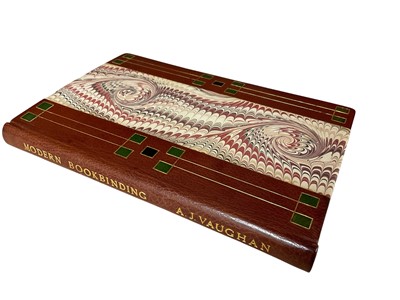 Lot 1309 - Alex J Vaughan - Modern Bookbinding, 1950, in fine modern binding