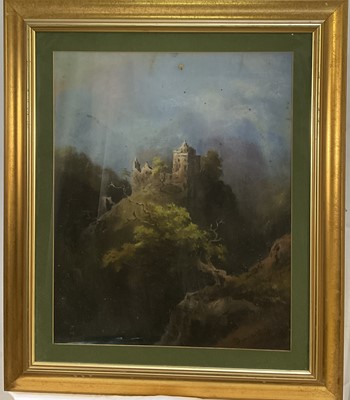 Lot 117 - Two German pastel studies by Conrad Peter Schreiber (1816-1894)