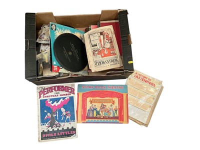 Lot 487 - One box of mixed ephemera