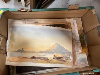 Lot 1225 - Collection of mixed watercolours and engravings