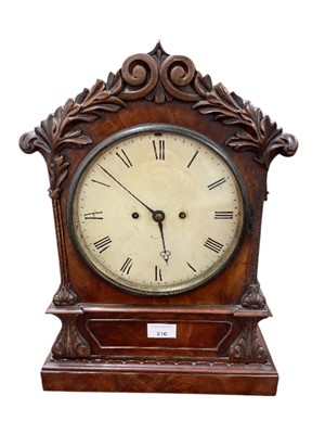 Lot 810 - 19th century mahogany bracket clock by Barwise, London