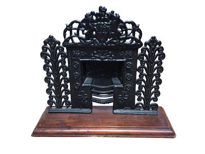 Lot 2911 - Miniature fireplace