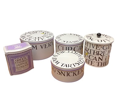 Lot 2274 - Group of 5 Emma Bridgewater tins