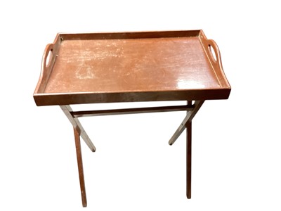 Lot 1451 - Butlers tray on folding stand