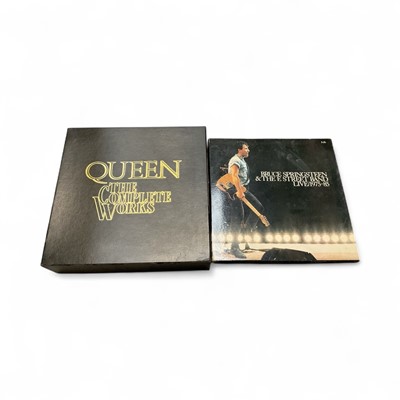 Lot 53 - Queen - The Complete Works, boxed set together with Springsteen boxed set - Live 75-85 (2)