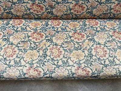 Lot 1227 - Edwardian sofa, arched back above scroll arms