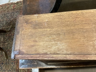 Lot 1225 - George I oak chest