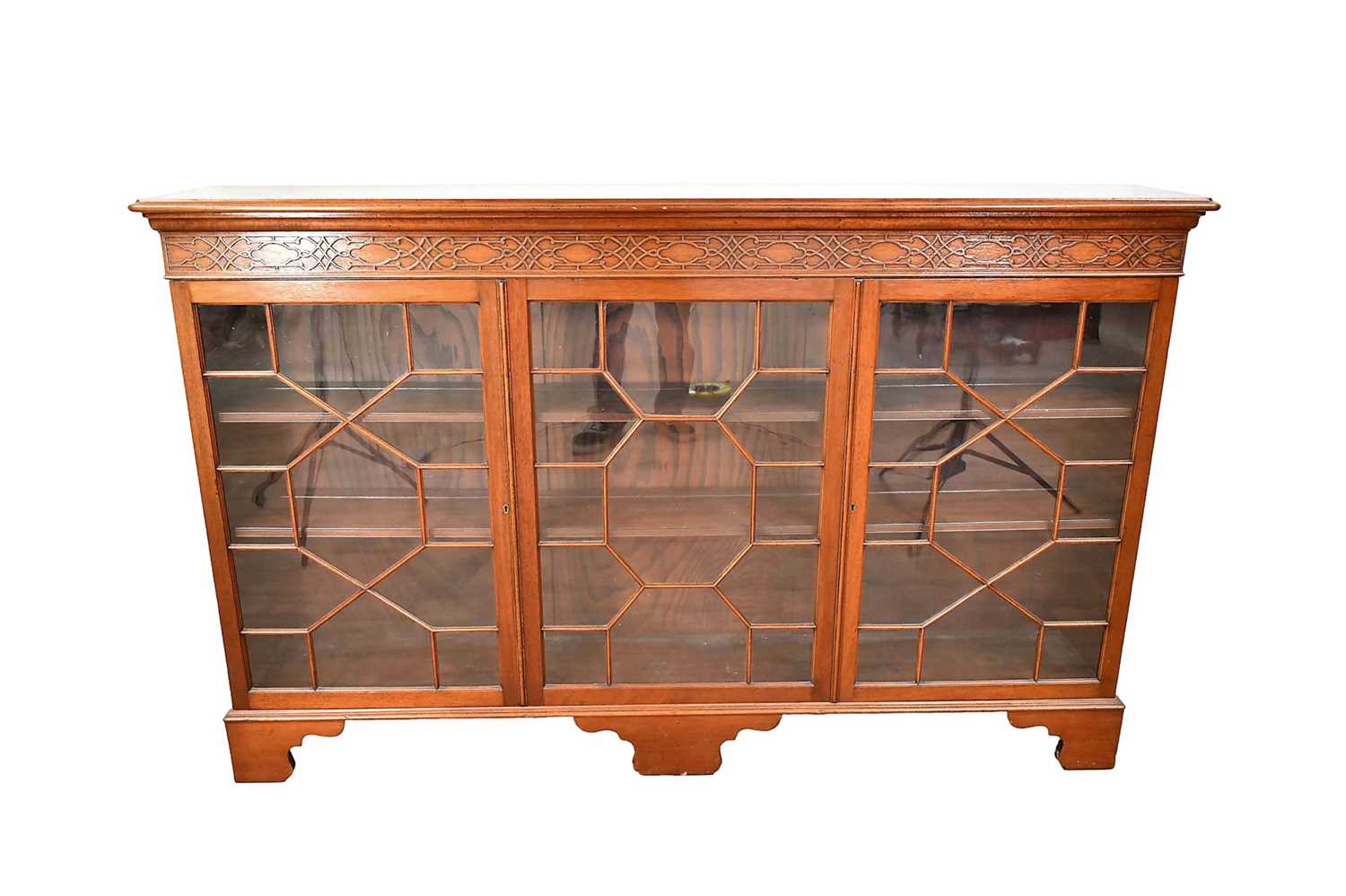 Lot 1224 - Edwardian mahogany bookcase