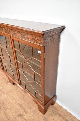 Lot 1224 - Edwardian mahogany bookcase