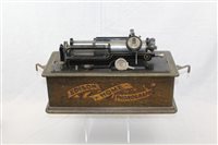 Lot 3592 - Edison Home Phonograph in original case