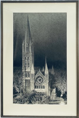 Lot 101 - Russell Maclean (contemporary) ink and graphite - London church