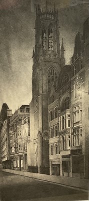 Lot 102 - Russell Maclean (contemporary), graphite - London street